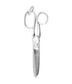 Zilveren Schaar XL ketting hanger, Sieraden, Tassen en Uiterlijk, Verzenden, Nieuw