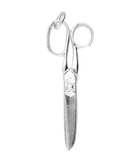 Zilveren Schaar XL ketting hanger, Sieraden, Tassen en Uiterlijk, Kettinghangers, Verzenden