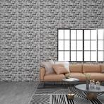 vidaXL 11 st Wandpanelen 3D donkergrijze baksteen EPS, Verzenden, Nieuw