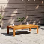vidaXL Tuintafel 100x50x27 cm massief acaciahout, Tuin en Terras, Tuinsets en Loungesets, Verzenden, Nieuw, Hardhout