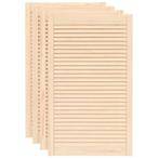 4x Grenen Kastdeuren met Lamellen - 60% Korting! - Tweede..., Huis en Inrichting, Bruin, Nieuw, Minder dan 25 cm, Minder dan 100 cm