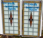 300 stuks glas in lood ramen antieke ramen gebruikte ramen, Doe-het-zelf en Verbouw, Ophalen of Verzenden, Gebruikt, Gevelraam of Ruit