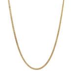 Gouden lengtecollier gourmet 50.5 cm met veiligheidsketting, Sieraden, Tassen en Uiterlijk, Kettingen, Verzenden, Zo goed als nieuw