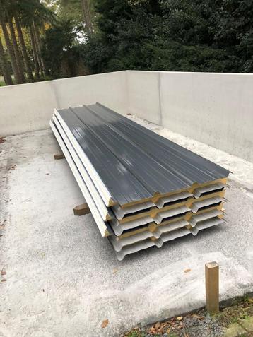 Respartij dakplaten, sanwichpanelen, damwand, isolatieplaten beschikbaar voor biedingen