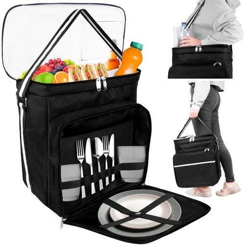 Thermische picknicktas / koeltas voor 4 personen met ruimte, Caravans en Kamperen, Kampeeraccessoires, Ophalen of Verzenden