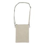 crossbody tas verticaal geweven sand 23x17cm (bos taurus, Huis en Inrichting, Verzenden, Nieuw