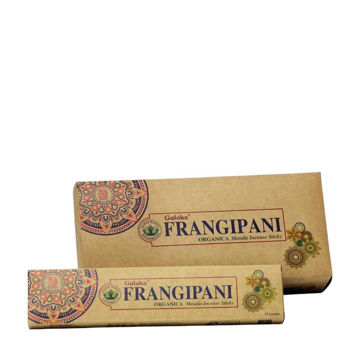 Goloka Organica Frangipani Wierook, Huis en Inrichting, Woonaccessoires | Overige, Ophalen of Verzenden