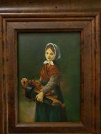 Scuola italiana (XX), da Jules Richomme - Giovane suonatrice, Antiek en Kunst