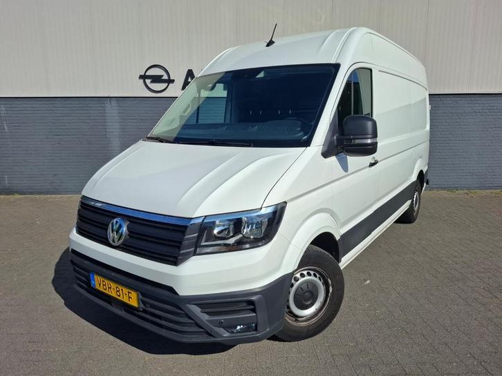Volkswagen Crafter 35 2.0TDI L3H3 3-Persoons Navi Airco Crui, Auto's, Bestelauto's, Dealer onderhouden, Lease, Overige kleuren