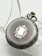 Cilindro . Cassa lavorata argento . Remontoir . 1900 -, Sieraden, Tassen en Uiterlijk, Horloges | Heren, Nieuw