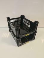 Magazijnbak grijpbak 40x30x16, stapelbaar, zwart, gebruikt -, Doe-het-zelf en Verbouw, Kratten en Dozen, Gebruikt, Minder dan 50 cm