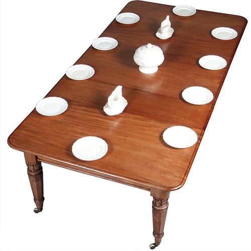 Eetkamertafel tot 12 personen Victoriaans ca 1860 in mooie o, Antiek en Kunst, Antiek | Meubels | Tafels, Ophalen of Verzenden