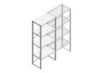 Beginsectie Nedcon SF Legbordstelling 2500x970x600mm hxbxd 4, Zakelijke goederen, Kantoor en Winkelinrichting | Magazijn, Stelling en Opslag