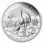 Emu (Australie) 1 oz 2021 (30.000 oplage), Postzegels en Munten, Munten | Oceanië, Zilver, Losse munt, Verzenden