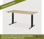 Ethnicraft Bok verstelbaar bureau eikenhout - Zwart, Ophalen of Verzenden, Nieuw, Overige materialen