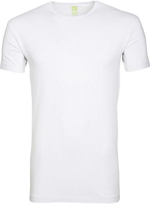 Alan Red Bamboo T-shirt O-Hals Wit maat L Heren, Kleding | Heren, T-shirts, Wit, Nieuw, Maat 52/54 (L), Verzenden