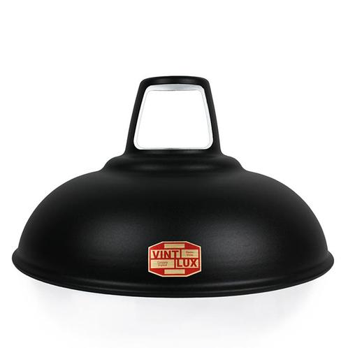 Vintlux Lampenkap 1933 Matt Black - Ø 30 cm - E27, Huis en Inrichting, Lampen | Lampenkappen