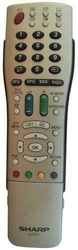 Sharp RRMCGA472WJSA afstandsbediening, Audio, Tv en Foto, Afstandsbedieningen, Verzenden