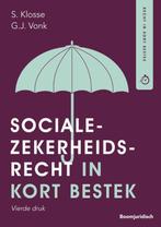 Socialezekerheidsrecht in kort bestek, 9789462127425, Verzenden, Zo goed als nieuw, Studieboeken