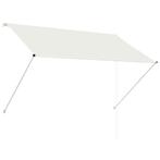 vidaXL Luifel uittrekbaar 200x150 cm crème, Verzenden, Nieuw