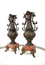 Paire de vases anciens ou cassolettes - Vaas - Marmer,