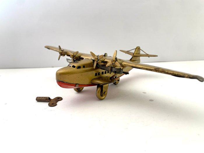 Masudaya - Blikken speelgoed - Flying Boat Clipper Seaplane,, Antiek en Kunst, Antiek | Speelgoed