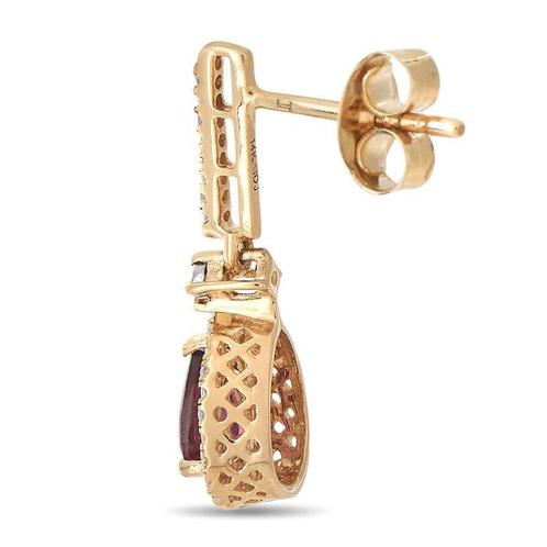 Oorbellen - 14 karaat Geel goud, 14K Geelgouden 0,20ct, Sieraden, Tassen en Uiterlijk, Oorbellen