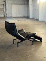 Cassina Veranda Lounge Chair | Leer (NIEUWSTAAT), Huis en Inrichting, Zitstoel ligstoel stoel Chaise Lounge Ottomane Zit Zetel
