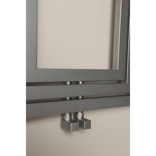 Designradiator Sapho Monopoli 60x60 cm 312W Zilver, Doe-het-zelf en Verbouw, Sanitair, Ophalen of Verzenden