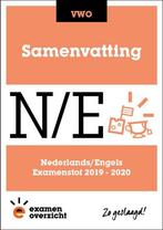 ExamenOverzicht - Samenvatting Nederlands en Engels VWO, Verzenden, Gelezen, ExamenOverzicht