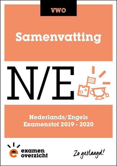 ExamenOverzicht - Samenvatting Nederlands en Engels VWO, Boeken, Schoolboeken, Gelezen, Verzenden