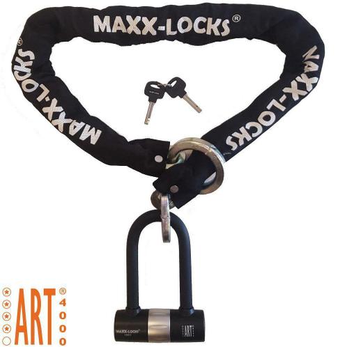 Kettingslot ART 4 loop + U-beugel van Maxx-Locks | v/a 35,95