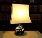 Tafellamp - Canvas, Keramiek - Keramische vogel lamp