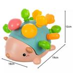 Kruzzel Educatieve Puzzel - Sensorische Egel - Leren Tell..., Kinderen en Baby's, Ophalen of Verzenden, Nieuw