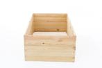 Duurzame houten moestuinbak 120x80x27 cm - incl. gronddoe..., Ophalen of Verzenden, Nieuw