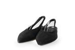 Stefano Lauran Slingbacks in maat 38 Zwart | 10% extra, Kleding | Dames, Schoenen, Verzenden, Zwart, Zo goed als nieuw, Stefano Lauran