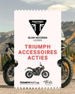 Triumph accessoires acties, tot €1500 accessoires gratis!, Motoren, Motoren | Triumph