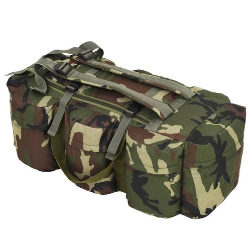 Plunjezak 3-in-1 legerstijl 120 L camouflage, Motoren, Accessoires | Koffers en Tassen, Nieuw, Verzenden