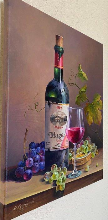 Maria Gordeeva (1970) - Grapes and wine, Antiek en Kunst, Kunst | Schilderijen | Modern