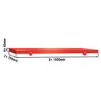 GGM Gastro | Snijplank voor werktafel - 1000x700mm - Rood |, Zakelijke goederen, Horeca | Meubilair en Inrichting, Verzenden, Nieuw in verpakking