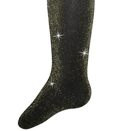 Glitterpanty zwart met gouden glitters-170/176 NIEUW, Kinderen en Baby's, Kinderkleding | Schoenen en Sokken, Meisje, Nieuw, Ophalen of Verzenden