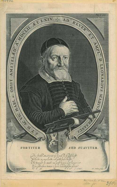 Portrait of Leonard Marius van der Goes, Antiek en Kunst, Kunst | Etsen en Gravures