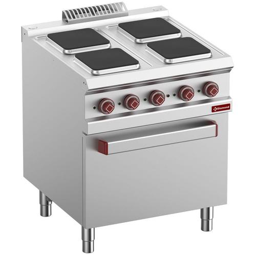 Elektrisch Fornuis 4 Vierkante Platen Op Elektrische Oven GN, Zakelijke goederen, Horeca | Keukenapparatuur, Nieuw in verpakking