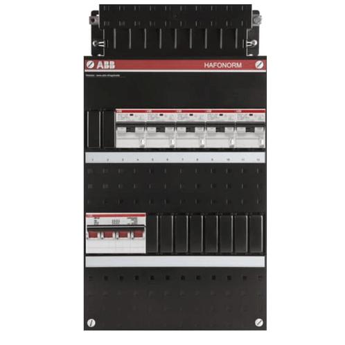 ABB busboard groepenkast 3 fase 5 aardlekautomaten 220 x 390, Doe-het-zelf en Verbouw, Elektra en Kabels, Ophalen of Verzenden