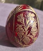 Fabergé ei - Glas - Robijn en goud