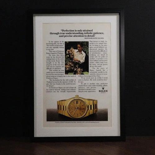 Vintage Rolex Oysterquartz Day-Date advertentie, Boeken, Catalogussen en Folders, Nieuw, Verzenden