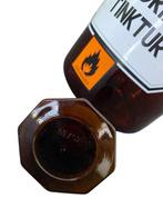 Apothekerspot - Glas - Groot model met opschrift (leeg)