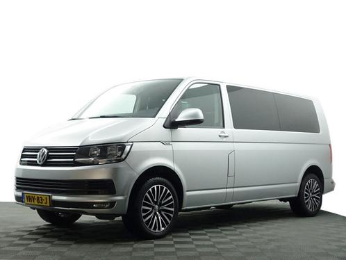 Volkswagen Transporter 2.0 TDI Euro 6 L2 Caravelle-, Auto's, Volkswagen, Dealer onderhouden, Lease, Zwart, Handgeschakeld, Overige carrosserieën