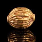 Oudstijl Goud geribbelde kraal (Zonder minimumprijs)