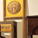Net binnen 25 antieke spiegels van 95 tot 1250 Euro (No.2908, Ophalen of Verzenden